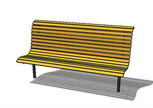 某园林景观坐凳设计SU(草图大师)模型素材54