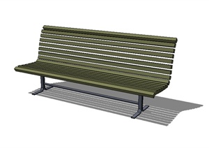 某园林景观坐凳设计SU(草图大师)模型素材55