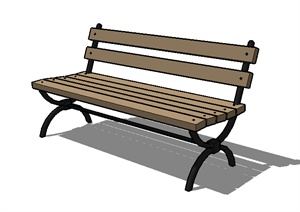 某园林景观坐凳设计SU(草图大师)模型素材56