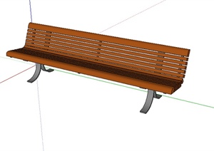 某园林景观坐凳设计SU(草图大师)模型素材63