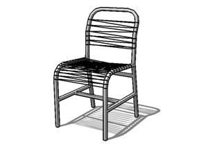 某园林景观室外座椅SU(草图大师)模型素材