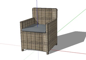 某室内家具座椅沙发SU(草图大师)模型2