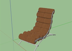 某个室内家具坐凳设计SU(草图大师)模型素材
