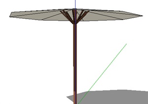 园林景观之现代室外遮阳伞设计SU(草图大师)模型2