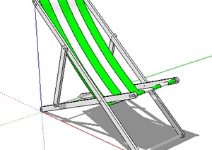 设计素材之现代躺椅设计SU(草图大师)模型4