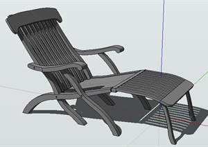 设计素材之现代躺椅设计SU(草图大师)模型10