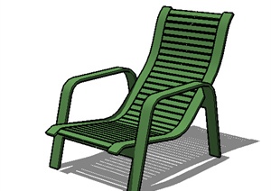 设计素材之现代躺椅设计SU(草图大师)模型13