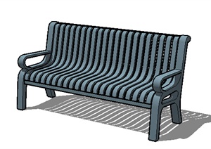 园林景观之现代座椅设计SU(草图大师)模型14