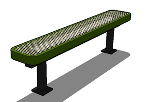 园林景观之现代坐凳设计SU(草图大师)模型4