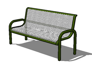 园林景观之现代座椅设计SU(草图大师)模型17