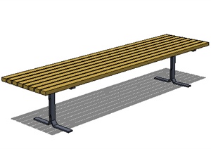 园林景观之现代风格坐凳设计SU(草图大师)模型1