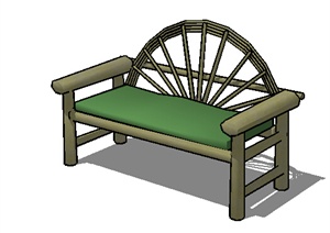 园林景观之现代风格座椅设计SU(草图大师)模型5