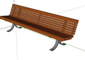 园林景观之现代风格座椅设计SU(草图大师)模型9