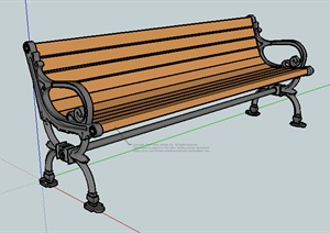 园林景观之现代风格座椅设计SU(草图大师)模型10