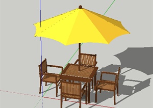 园林景观之现代风格座椅设计SU(草图大师)模型12