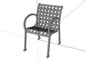 某室内家具座椅设计SU(草图大师)模型素材2