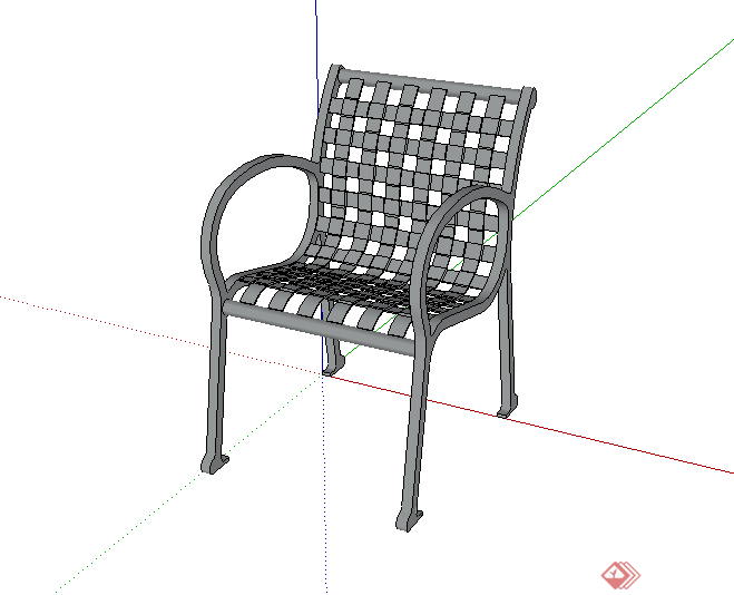 某室内家具座椅设计SU模型素材2(1)