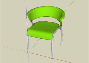 某室内家具座椅设计SU(草图大师)模型素材3