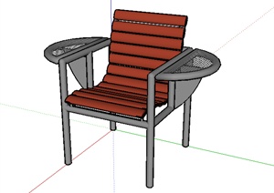 某室内家具座椅设计SU(草图大师)模型素材10
