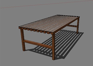 园林景观之现代坐凳设计SU(草图大师)模型43