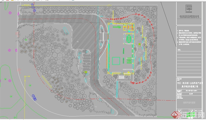 某园林景观庭院花园设计CAD图纸(2)
