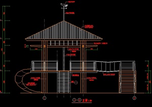 某巢屋住宅建筑设计施工图
