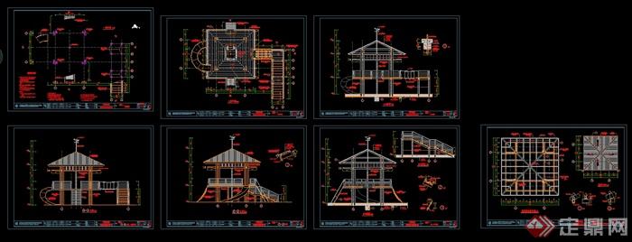 某巢屋住宅建筑设计施工图(3)