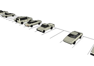 某交通工具汽车设计SU(草图大师)模型素材2
