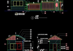 某大门设计CAD施工图