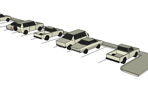 某交通工具汽车设计SU(草图大师)模型素材3