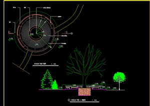 某园林景观广场铺装设计CAD参考