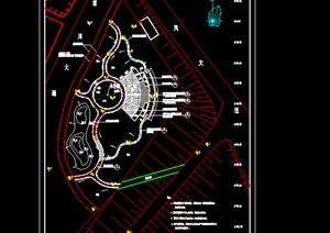 某园林小型广场景观设计CAD图纸