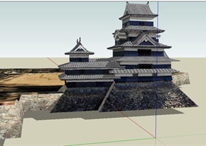 某古典中式旅游区景观设计SU(草图大师)模型5