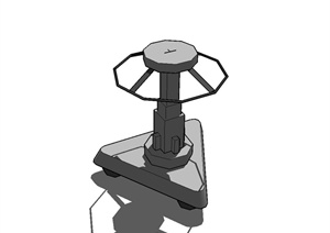 某转椅底座设计SU(草图大师)模型