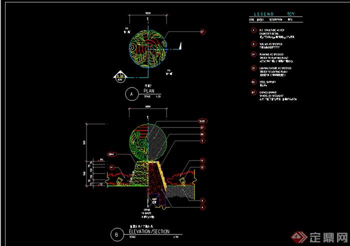 园林景观之雕塑节点景观设计方案（dwg格式）2(1)