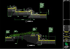 某园林景观水景水池施工图设计CAD1