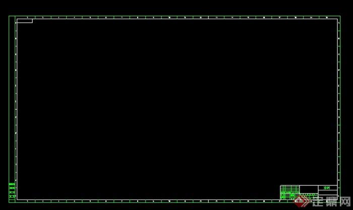 一个cad标准图框A2x2W(1)