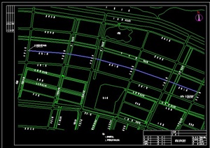 某市政道路设计方案图CAD格式