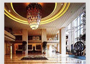 北京某大酒店装饰设计施工图（含效果图）