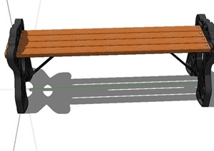 某欧式条凳设计SU(草图大师)模型