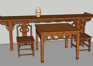 设计素材之桌子设计SU(草图大师)模型5