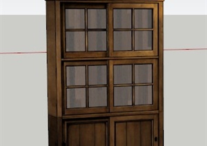 设计素材之柜子设计SU(草图大师)模型15