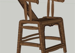 设计素材之现代椅子设计SU(草图大师)模型
