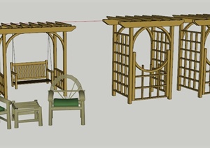 设计素材之座椅设计SU(草图大师)模型