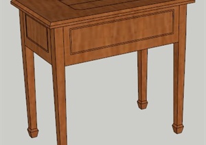 设计素材之桌子设计SU(草图大师)模型2