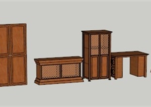 设计素材之柜子设计SU(草图大师)模型41