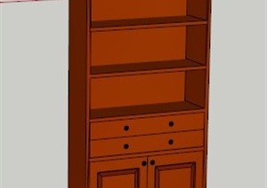 设计素材之现代柜子设计SU(草图大师)模型3