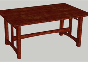 设计素材之现代桌子设计SU(草图大师)模型8