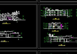 某幼儿园建筑施工图CAD图纸
