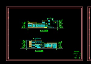 某幼儿园建筑施工图CAD图纸参考